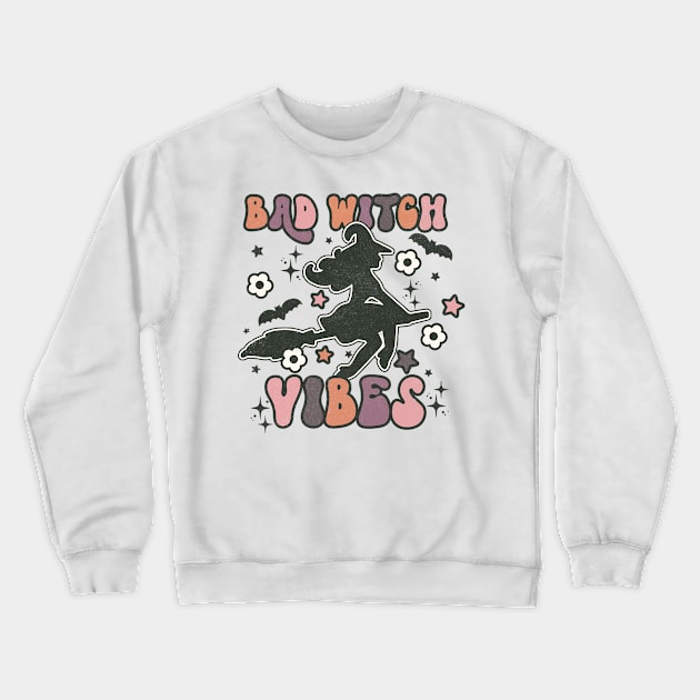 Bad Witch Vibes Crewneck Sweatshirt by MZeeDesigns
